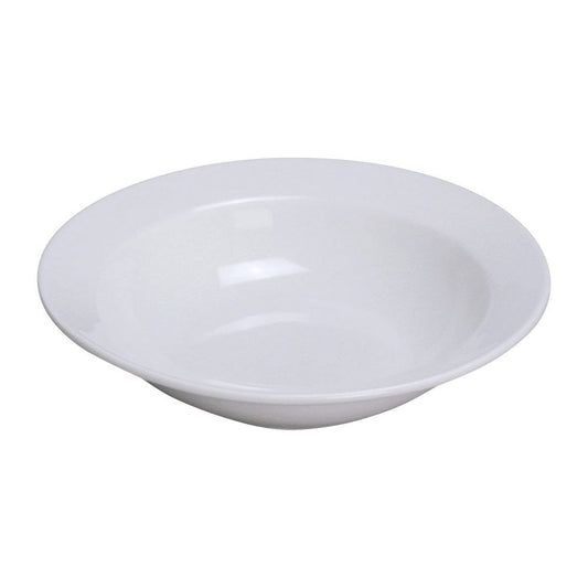 Yanco Fruit Bowl MM-32 is an elegant and durable choice for serving fresh fruit, green salads, and more. Crafted from high-quality bone white porcelain, this bowl is designed for long-lasting use in busy dining environments. Its deep round shape and wide rim ensure easy handling, making it a great addition to restaurants, hotels, and catering companies.
