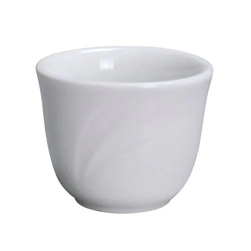 Yanco Chinese Tea Cup MM-45 is the perfect choice for authentic tea service in any hotel, restaurant, or catering business. Featuring a traditional rolled edge and a smooth, handleless shape, this cup adds elegance to any table setting. Crafted from durable porcelain, it offers long-lasting performance and blends seamlessly with existing serveware.