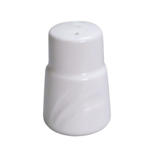 Yanco Salt Shaker MM-SS is a refined addition to any upscale restaurant or hotel. Crafted from durable bone white porcelain, this salt shaker features a sleek, round design and two holes on top for controlled dispensing. It pairs seamlessly with the matching Yanco Pepper Shaker MM-PS, completing your elegant table setting.