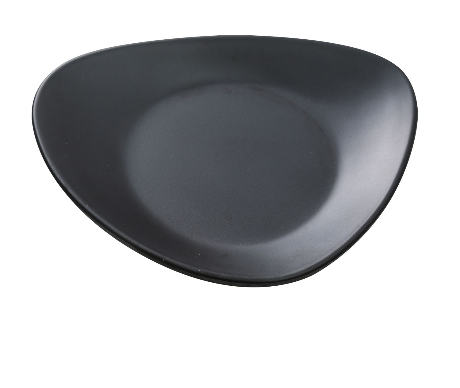 Yanco Triangle Plate MO-110BK It is made from durable and reliable melamine material, which makes the plate look like ceramics. You can use this stylish plate to serve any dish you want. For example, you can use it for rice, noodles, appetizers or hot meals. The Moderne collection has an elegant and stylish design. Performed in black color, it will perfectly fit any restaurant environment. Whether it's an Italian, Japanese or American cuisine, it will subtly emphasize the atmosphere of your establishme