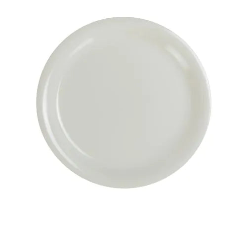 Yanco Narrow Rim Round Plate MS-106IV It is made from durable and reliable melamine material, which makes the plate look like ceramics. You can use this stylish plate to serve any dish you want. For example, you can use it for rice, noodles, appetizers or hot meals. The Milestone collection has an elegant and stylish design. Performed in ivory color With a narrow rim, it will perfectly fit any restaurant environment. 