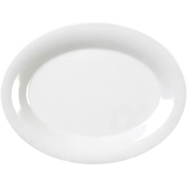 Yanco Oval Platter MS-212WT is performed in stylish white color, it can be used for serving vegetables, cold cuts, fresh greens or Asian appetizers. Manufactured from durable and reliable melamine, this dinnerware is popular for being unbreakable and affordable at the same time. Thanks to the stylish Milestone collection, these platters will perfectly fit any establishment design. They will always look nice in your cafe, restaurant or catering events.