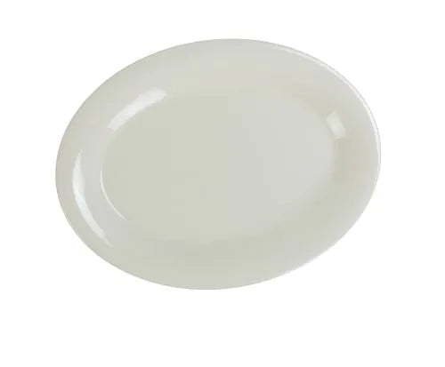 Yanco Oval Platter MS-213IV Performed in stylish ivory color, it can be used for serving vegetables, cold cuts, fresh greens or Asian appetizers. Manufactured from durable and reliable melamine, this dinnerware is popular for being unbreakable and affordable at the same time. Thanks to the stylish Milestone collection, these platters will perfectly fit any establishment design. They will always look nice in your cafe, restaurant or catering events. These oval platters are a stylish and affordable.