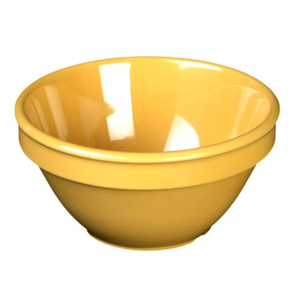 Yanco Bouillon Cup MS-313YL You can serve creamy soup, portions of salad, side dishes and more in these yellow cups. The cup is made from long-lasting, high-quality and reliable melamine material, that makes cups look like they are ceramics. These 8 Oz bouillon cups will perfectly fit any establishment. Cups have a smooth surface and a wide rim that subtly emphasize their design. They are heavy-duty, NSF-approved, break-resistant, BPA free, and dishwasher safe. 