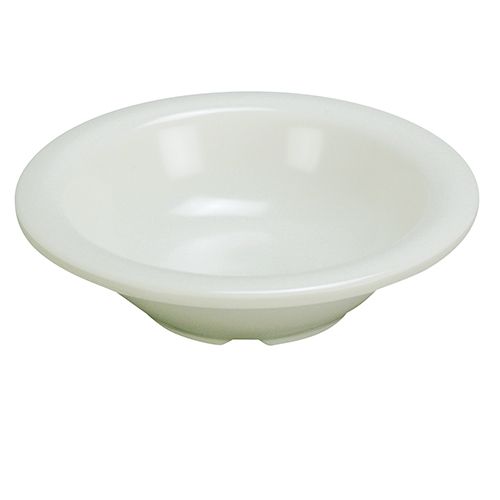 Yanco Fruit Bowl MS-5044IV It is made from durable and reliable melamine material, which makes the bowl look like ceramics. You can use these unique round bowls to serve such dishes like salads, appetizers, rice or miso soups. Thanks to the elegant Milestone collection style, the bowl will perfectly fit any food-serving establishment design. Performed in oriental style, such melamine tableware is an ideal solution for those who choose high-quality, durable and affordable dinnerware.
