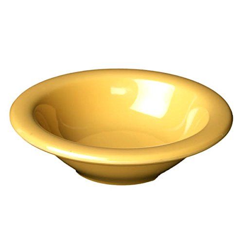 Yanco Fruit Bowl MS-5044YL is made from durable and reliable melamine material, which makes the bowl look like ceramics. You can use these unique round bowls to serve such dishes like salads, appetizers, rice or miso soups. Thanks to the elegant Milestone collection style, the bowl will perfectly fit any food-serving establishment design. Performed in oriental style, such melamine tableware is an ideal solution for those who choose high-quality, durable and affordable dinnerware for their place.