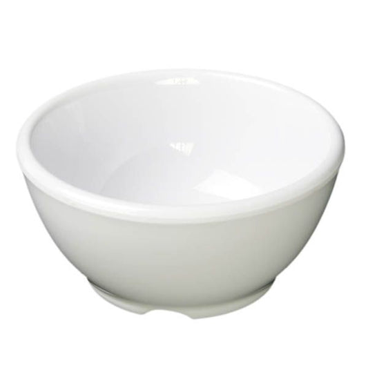 Yanco Bowl MS-504WT is made from durable and reliable melamine material, which makes the bowl look like ceramics. You can use these unique round bowls to serve such dishes like salads, appetizers, rice or miso soups. Thanks to the elegant Milestone collection style, the bowl will perfectly fit any food-serving establishment design. Performed in oriental style, such melamine tableware is an ideal solution for those who choose high-quality, durable and affordable dinnerware for their place.