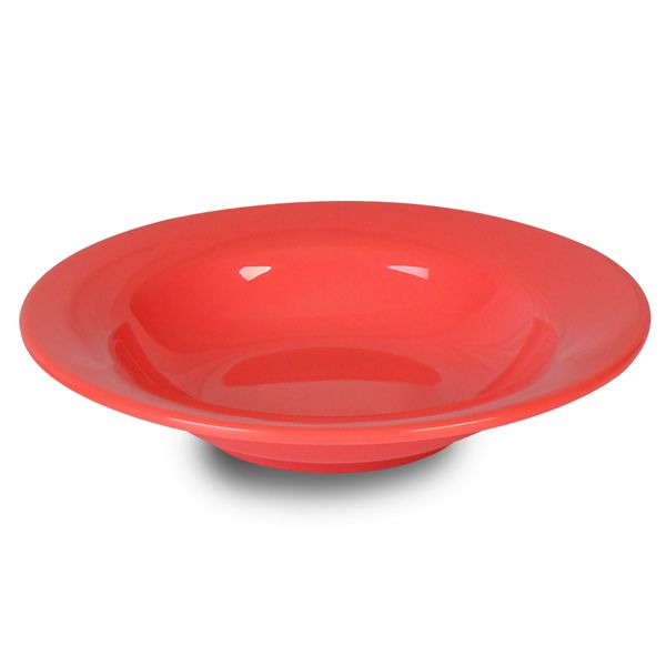 Yanco Soup Bowl MS-5712RD is made from durable and reliable melamine material, which makes the bowl look like ceramics. You can use these unique round bowls to serve such dishes like soups, guakamole, rice or other appetizers. Thanks to the elegant Milestone collection style, the bowl will perfectly fit any food-serving establishment design. Performed in oriental style, such melamine tableware is an ideal solution for those who choose high-quality, durable and affordable dinnerware for their place.