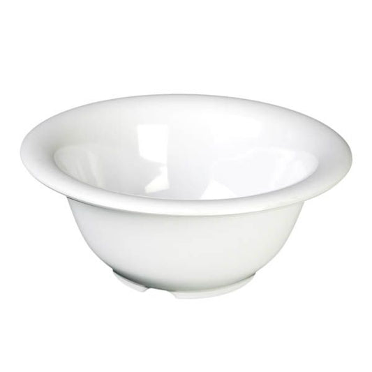 Yanco Soup Bowl MS-5716WT is made from durable and reliable melamine material, which makes the bowl look like ceramics. You can use these unique round bowls to serve such dishes like soups, guakamole, rice or other appetizers. Thanks to the elegant Milestone collection style, the bowl will perfectly fit any food-serving establishment design. Performed in oriental style, such melamine tableware is an ideal solution for those who choose high-quality, durable and affordable dinnerware for their place.