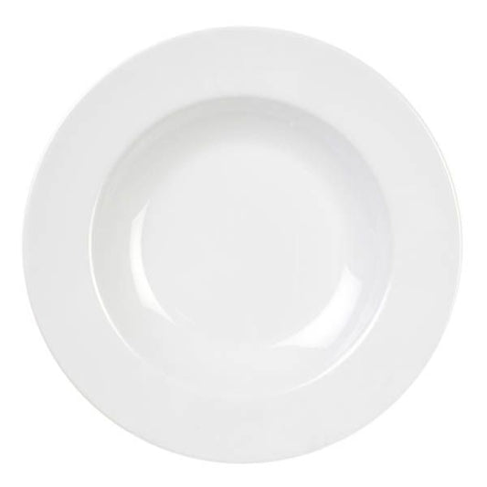 Yanco Pasta Bowl MS-5809WT is made from durable and reliable melamine material, which makes the bowl look like ceramics. You can use these unique round bowls to serve such dishes like pasta, miso soup, noodles or salads. Thanks to the elegant Milestone collection style, the bowl will perfectly fit any food-serving establishment design. Performed in oriental style, such melamine tableware is an ideal solution for those who choose high-quality, durable and affordable dinnerware for their place.
