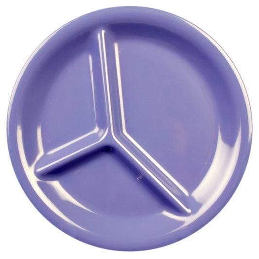 Yanco Three-Compartment Plate MS-710BU It is made from durable and reliable melamine material, which makes the plate look like ceramics. You can use this stylish plate to serve any dish you want. For example, you can use it for rice, noodles, appetizers or hot meals. The Milestone collection has an elegant and stylish design. Performed in blue color, it will perfectly fit any restaurant environment. Whether it's an Italian, Japanese or American cuisine, it will subtly emphasize the atmosphere.