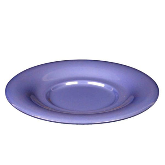 Yanco Saucer MS-9303BU A perfect match to Milestone melamine cups that will make your table setting complete and more sophisticated. Thanks to the durable melamine material that has an unbreakable structure, this saucer is a reliable option for your food-serving establishment. It can be used in restaurants and catered events, outdoor dining areas, diners and cafes, and even hotels and poolside parties.