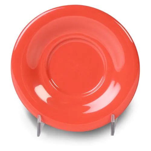 Yanco Saucer MS-9303RD is a perfect match to Milestone melamine cups that will make your table setting complete and more sophisticated. Thanks to the durable melamine material that has an unbreakable structure, this saucer is a reliable option for your food-serving establishment. It can be used in restaurants and catered events, outdoor dining areas, diners and cafes, and even hotels and poolside parties.