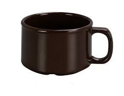 Yanco Soup Mug NC-9014C is a perfect addition to your melamine tableware collection. You can serve creamy soup, portions of salad, side dishes and more in these chocolate cups. The cup is made from long-lasting, high-quality and reliable melamine material, that makes cups look like they are ceramics. These 12 Oz bouillon cups will perfectly fit any establishment. Cups have a smooth surface and a wide rim that subtly emphasize their design.