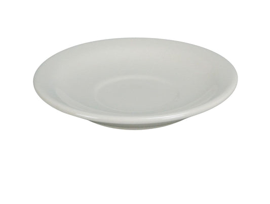 Yanco Saucer NR-2 is a perfect match for Normandy porcelain cups, completing your elegant table setting. Crafted from high-quality porcelain with a smooth glaze finish, this saucer offers durability and a refined look. Its classic American white design makes it an excellent choice for fine-dining restaurants, cafes, catered events, and hotels. Designed for convenience, it is dishwasher, oven, and microwave safe, ensuring easy maintenance for both personal and commercial use.