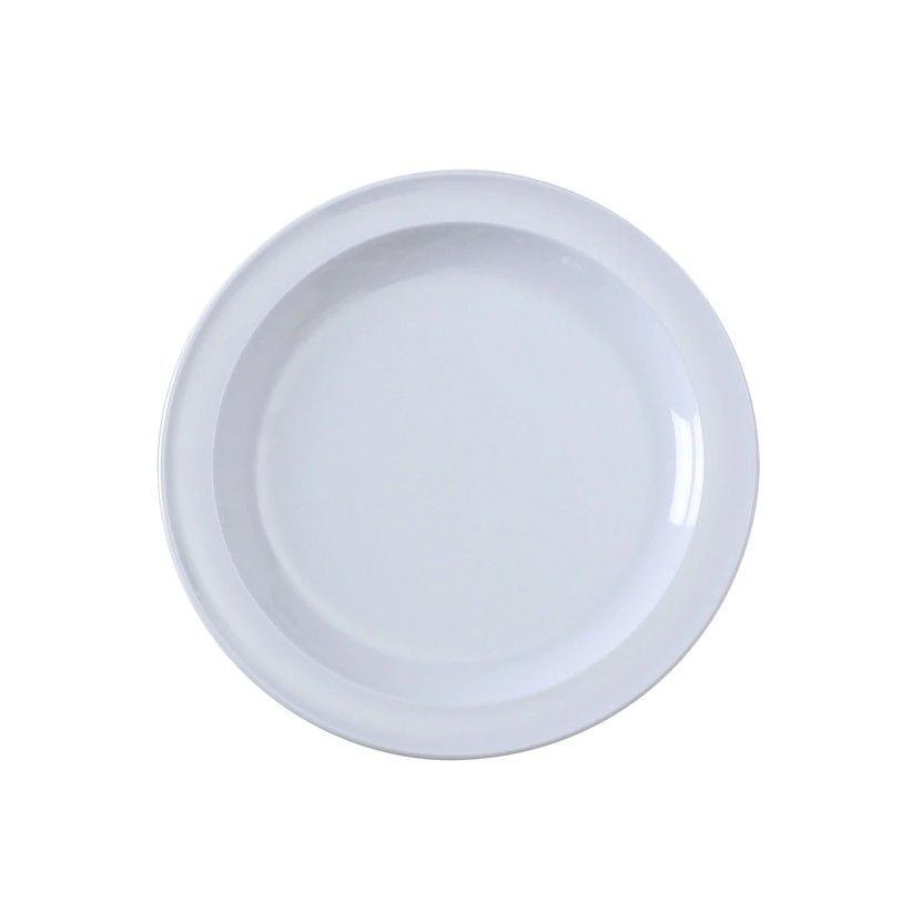 Yanco Round Plate NS-105W is a great and affordable restaurant tableware. It is made from durable and reliable melamine material, which makes the plate look like ceramics. You can use this stylish plate to serve any dish you want. For example, you can use it for serving salads, side dishes, sushi or other meals. The Nessico collection has an elegant and stylish design. Performed in white color, it will perfectly fit any restaurant environment. 