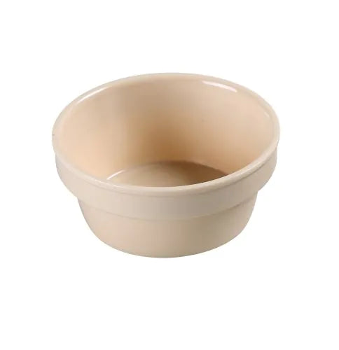 Yanco Sauce Cup/Ramekin NS-503T Is a perfect solution to serve sauces, dips, spices, and herbs that accompany the oriental dishes in your food-serving establishment. Thanks to the high-quality, reliable and affordable melamine material, these sauce dishes can With stand the heavy commercial use. While looking like they are handmade ceramics such dishes won't chip, break, or stain. The Nessico collection is performed in oriental style, that will perfectly fit most of the establishments' designs. 