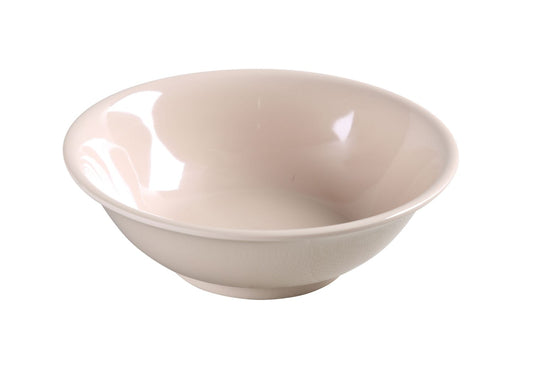Yanco Rimless Bowl NS-5095T It is made from durable and reliable melamine material, which makes the bowl look like ceramics. You can use these unique heavy-weight round bowls to serve such dishes like rice, soups, salads or side dishes. Thanks to the elegant Nessico collection style, the bowl will perfectly fit any food-serving establishment design. 