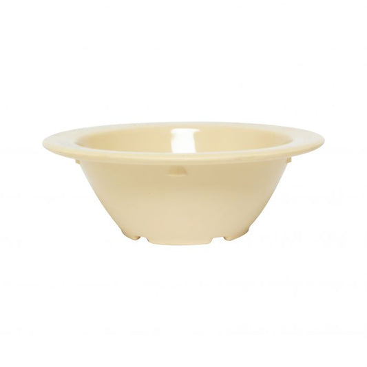 Thunder Group Grapefruit Bowl 12/Pcs is a perfect choice for serving whole or sliced oranges, grapefruits, assortment of berries, or even chips and popcorn if you like. The 10 Oz bowl is shatter-proof and stain-resistant. Acidic and colorful juicy fruits would not leave any trace. All items from Nustone collection have an elegant appearance. The Western Nustone Tan tableware features a creamy beige color. 