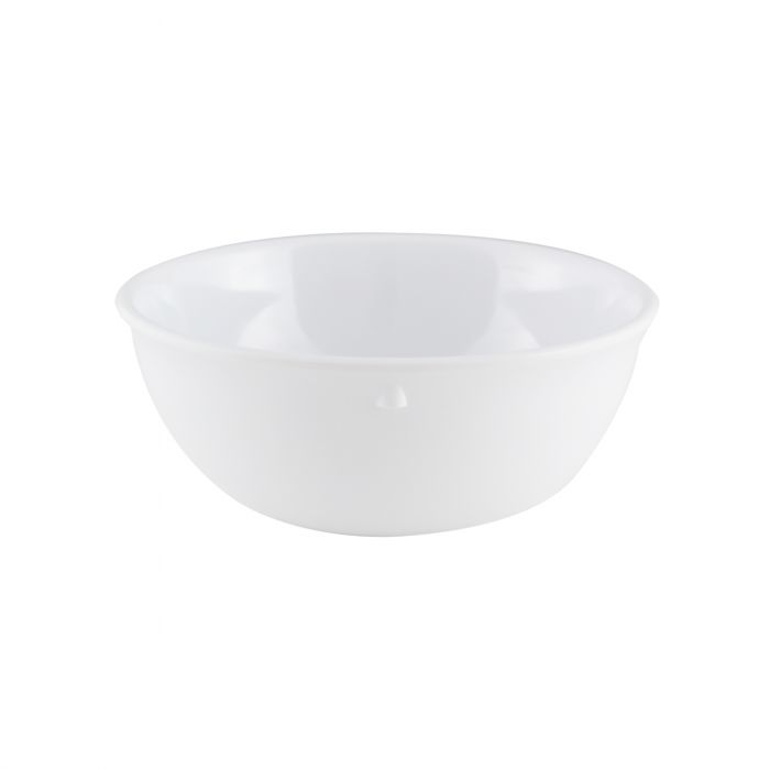 Thunder Group Nappie 12/Pcs is a ceramic-like dish that will be perfect for serving various foods. Made from durable melamine such nappie bowl can withstand long-time use and is effortless in maintenance. You can present your cereal, polenta, rice, chicken soup and many more. All items from Nustone collection have an elegant appearance. The Western Nustone White tableware features a warm white color. 