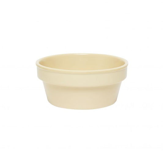 Thunder Group Sauce Cup/Ramekin 12/Pcs is a small ceramic-like cup/ramekin that will be perfect for serving various sauces, dips and other small-portioned dishes. Made from durable melamine such 4 Oz ramekin can withstand long-time use and is effortless in maintenance. Due to its stain-proof abilities, you can serve different acidic sauces, and it would not change color. It is also scratch-resistant with smooth on the inside easy-to-clean surface. 
