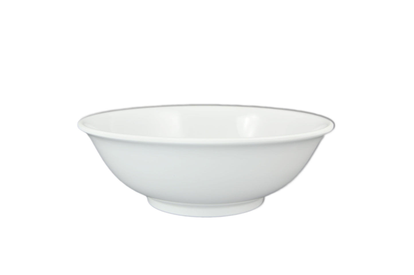 Thunder Group Rimless Bowl 12/Pcs is a perfect choice for serving whole or sliced fruits, grapes, chips, salads, pasta or another dish of your liking. The 52 Oz rimless bowl is shatter-proof and stain-resistant. All items from Nustone collection have an elegant appearance. The Western Nustone White tableware features a warm white color. 