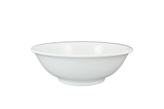 Thunder Group Rimless Bowl 12/Pcs is a perfect choice for serving whole or sliced fruits, grapes, chips, salads, pasta or another dish of your liking. The 52 Oz rimless bowl is shatter-proof and stain-resistant. All items from Nustone collection have an elegant appearance. The Western Nustone White tableware features a warm white color. 