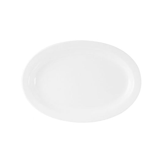 Thunder Group Narrow Rim Platter 6/Pcs is perfect for serving salads, pasta, baked goods or sides. Even sliced fruits, vegetables, and sandwiches will look like an exquisite dish on a narrow rim platter like this. All items from Nustone collection have an elegant appearance. The Western Nustone White tableware features a warm white color. 