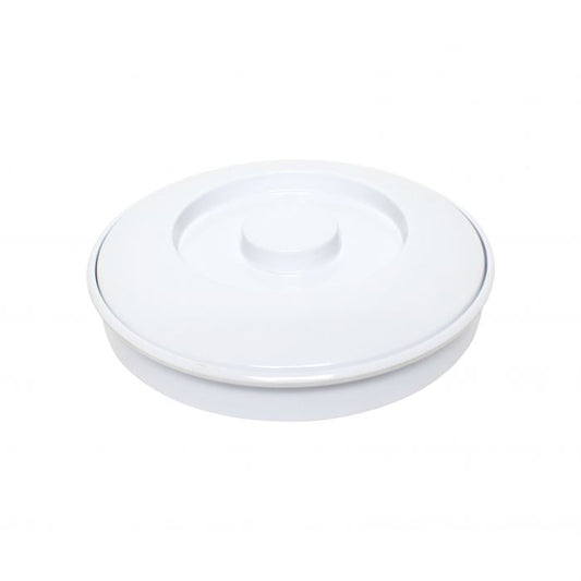 Thunder Group Tortilla Server with Lid is a perfect solution for your food-serving establishment. It can be used for serving fresh-baked tortillas, pies or other appetizers. Manufactured from durable and reliable melamine, this dinnerware is popular for being unbreakable and affordable at the same time. All items in the Nustone collection have a great appearance. 