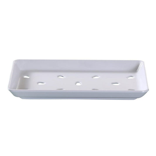 Yanco Food Container OK-609 is a very convenient tool, that allows easy transportation of different types of products. You can use such containers to keep food fresh for a long time. These square food containers have a sturdy construction making it long-lasting. They have a non-stick surface to clean and release food easily. Such Osaka containers are made from a durable melamine material, BPA free, and NSF listed. You can use these tools in your food-serving establishment. 