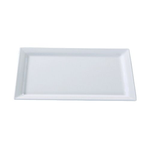 Yanco Rectangular Display Plate OK-7018 6/Pcs It is made from durable and reliable melamine material, which makes the plate look like ceramics. You can use this stylish plate to serve any dish you want. For example, you can use it for serving sushi, salads, side dishes, or other Asian cuisine appetizers. The Osaka collection has an elegant and stylish design. Performed in white color, it will perfectly fit any restaurant environment. 