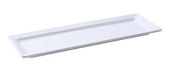 Yanco Rectangular Display Plate OK-7121 6/Pcs It is made from durable and reliable melamine material, which makes the plate look like ceramics. You can use this stylish plate to serve any dish you want. For example, you can use it for serving sushi, salads, side dishes, or other Asian cuisine appetizers. The Osaka collection has an elegant and stylish design. Performed in white color, it will perfectly fit any restaurant environment. 
