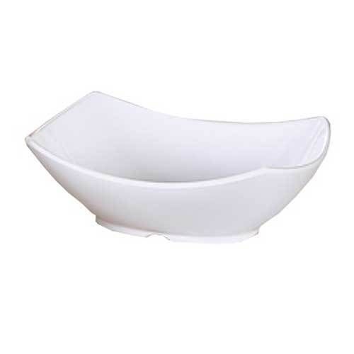 Yanco Rectangular Bowl OK-807 It is made from durable and reliable melamine material, which makes the bowl look like ceramics. You can use these unique rectangular bowls to serve such dishes like rice, soups, salads or side dishes. Thanks to the elegant Osaka collection style, the bowl will perfectly fit any food-serving establishment design. Performed in Chinese style, such melamine tableware is an ideal solution for those who choose high-quality, durable and affordable dinnerware for their place. 