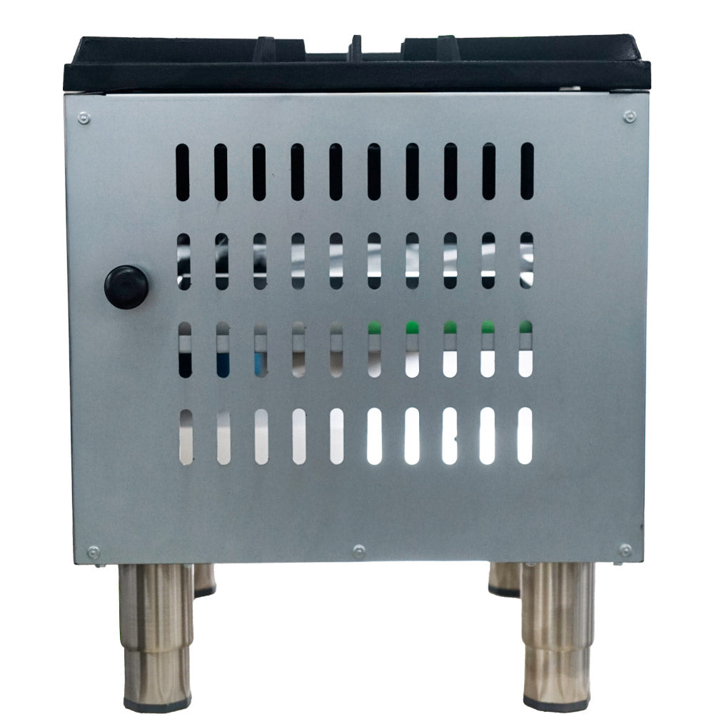 Standard Range SR-SP1 single 18-inch burner commercial gas stock pot range 80000 BTU for high-heat boiling and stock preparation in restaurants and commercial kitchens