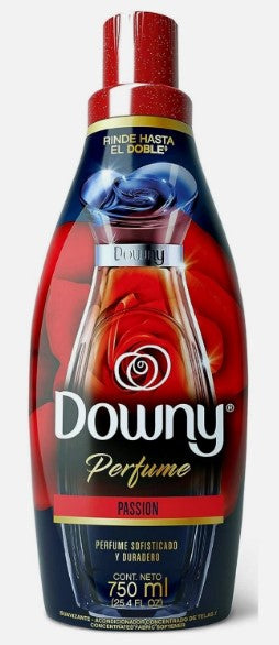 Downy Fabric Softener Perfume Passion, 750 mL bottle for soft clothes with a long-lasting, captivating fragrance