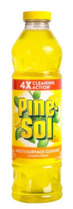Pine-Sol Lemon Fresh Scent Multi-Surface Cleaner Liquid, 28 oz bottle for everyday household cleaning