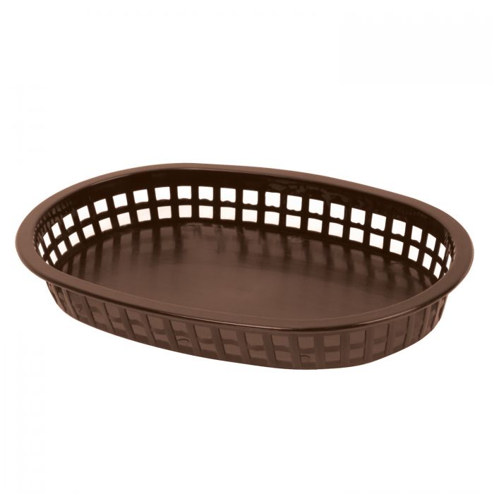 Thunder Group Oblong Fast Food Basket 12/Pcs offers a dependable and efficient serving solution tailored for fast-paced dining environments. Measuring 10.75 inches in length, this oblong basket provides generous space for serving a variety of menu items such as burgers, fries, sandwiches, and combo meals. Constructed from durable polypropylene, it is built to endure the demands of daily use in restaurants, cafeterias, and food trucks. 