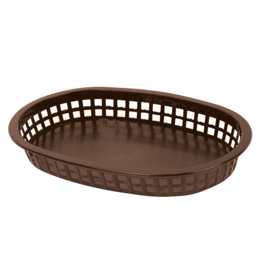 Thunder Group Oblong Fast Food Basket 12/Pcs offers a dependable and efficient serving solution tailored for fast-paced dining environments. Measuring 10.75 inches in length, this oblong basket provides generous space for serving a variety of menu items such as burgers, fries, sandwiches, and combo meals. Constructed from durable polypropylene, it is built to endure the demands of daily use in restaurants, cafeterias, and food trucks. 