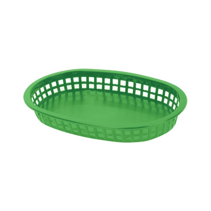 Thunder Group Oblong Fast Food Basket 12/Pcs offers a dependable and efficient serving solution tailored for fast-paced dining environments. Measuring 10.75 inches in length, this oblong basket provides generous space for serving a variety of menu items such as burgers, fries, sandwiches, and combo meals. Constructed from durable polypropylene, it is built to endure the demands of daily use in restaurants, cafeterias, and food trucks. 