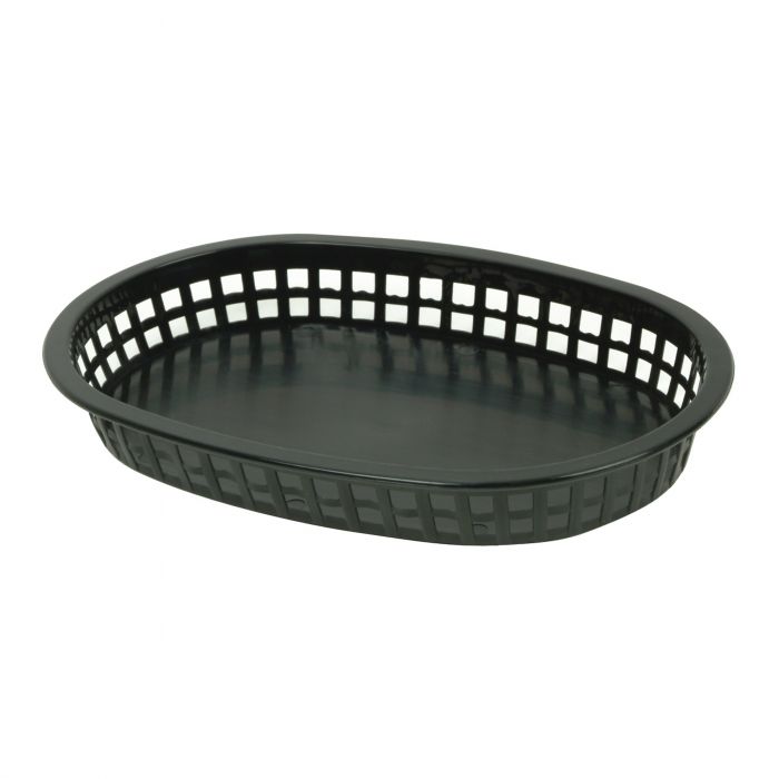 Thunder Group Oblong Fast Food Basket 12/Pcs offers a dependable and efficient serving solution tailored for fast-paced dining environments. Measuring 10.75 inches in length, this oblong basket provides generous space for serving a variety of menu items such as burgers, fries, sandwiches, and combo meals. Constructed from durable polypropylene, it is built to endure the demands of daily use in restaurants, cafeterias, and food trucks. 