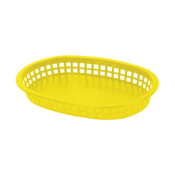 Thunder Group Oblong Fast Food Basket 12/Pcs offers a dependable and efficient serving solution tailored for fast-paced dining environments. Measuring 10.75 inches in length, this oblong basket provides generous space for serving a variety of menu items such as burgers, fries, sandwiches, and combo meals. Constructed from durable polypropylene, it is built to endure the demands of daily use in restaurants, cafeterias, and food trucks. 
