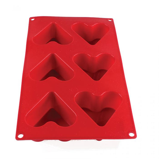 Thunder Group Heart Baking Mold is perfect for baking, freezing, cutting, and forming, these molds are one of the most versatile tools in a kitchen. Create attractive plate presentations by layering salads and grains or bake individual cake and pastry portions without waste. The mold is perfect for any small pastries. They are also dishwasher safe.