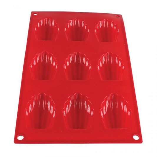 Thunder Group Madeleine Baking Mold is perfect for baking, freezing, cutting, and forming, these molds are one of the most versatile tools in a kitchen. Create attractive plate presentations by layering salads and grains or bake individual cake and pastry portions without waste. The mold is perfect for any small pastries. They are also dishwasher safe.
