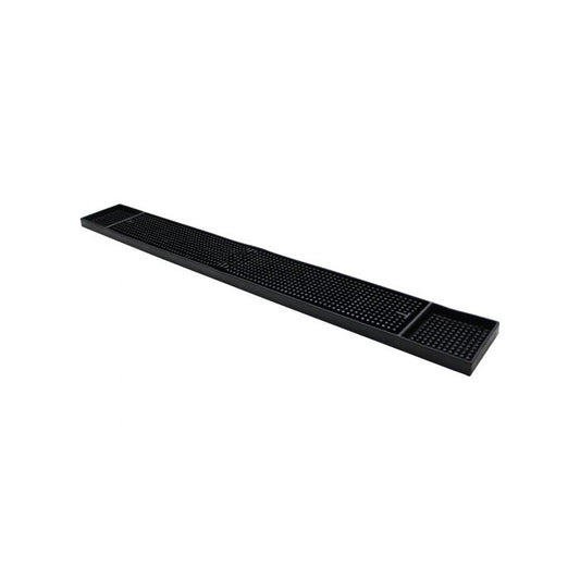 Thunder Group Mat promotes sanitation and safety in your establishment. Designed to provide drainage as well as friction, this bar mat helps prevent glasses from slipping and offers a bristled surface to allow air to flow for fast drying. Made from durable plastic, this bar mat is exceptionally durable and is designed to serve your business for years. Featuring an elegant red color, this bar mat will look great as part of any setting.