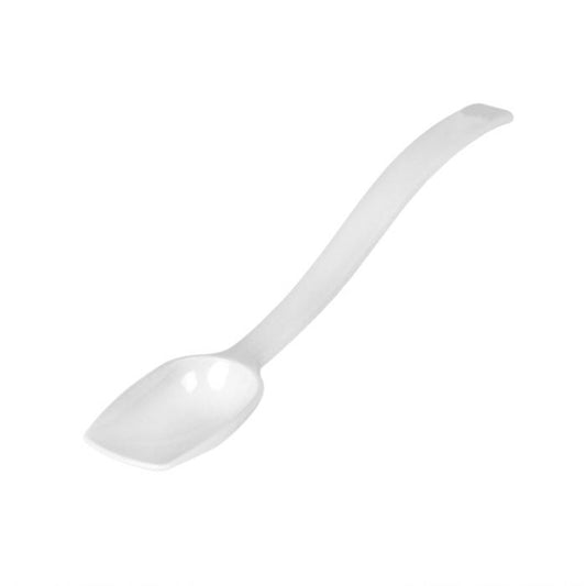 Thunder Group Solid Spoon Buffet 12/Pcs is perfect for serving both hot and cold dishes. This spoon is designed with a solid bowl for easy portioning and spill-free serving. Made from durable polycarbonate, this serving spoon is easy to clean and will endure the rigors of high volume settings. Thanks to its slender handle, this solid serving spoon provides a comfortable grip while ensuring a touch-free service.