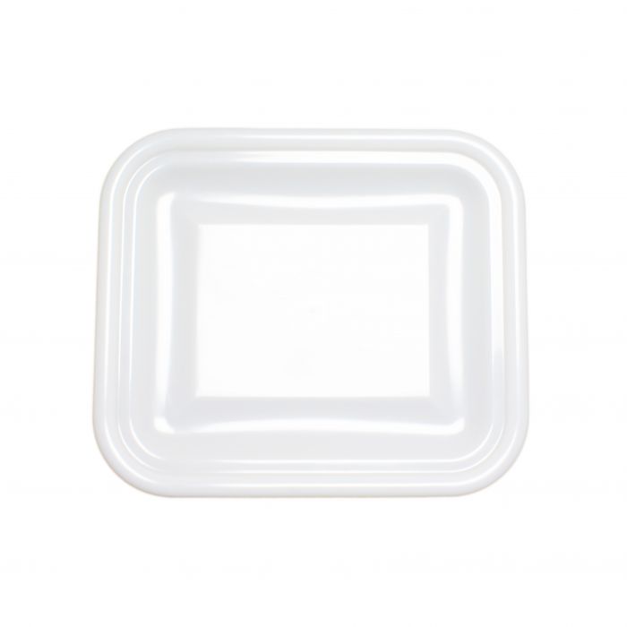 Bus Box Lid for PLBT002W, Polyethylene White 14 7/8"x12 1/2"x1 1/4"