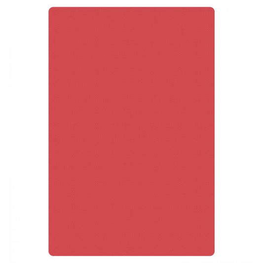 Thunder Group Color Coded Cutting Board is a perfect for home and commercial use and makes food preparation easy and safe. This economical cutting board is crafted from lightweight polyethylene which is strong enough to withstand tough cutting tasks without dulling your knives. Featuring a non-skid surface, this NSF approved red cutting board won't slip or slide when in use and can be assigned for use with a specific food group to prevent cross-contamination.
