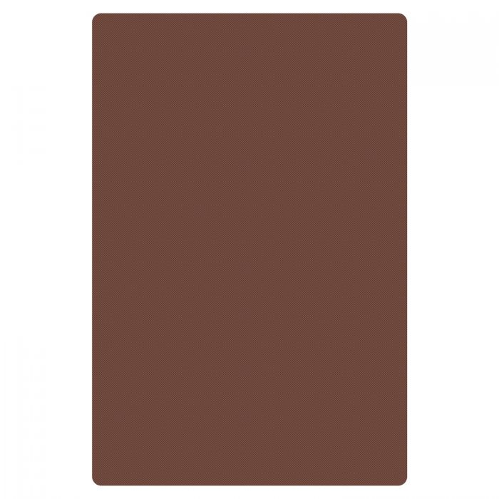 Thunder Group Color Coded Cutting Board is a perfect for home and commercial use and makes food preparation easy and safe. This economical cutting board is crafted from lightweight polyethylene which is strong enough to withstand tough cutting tasks without dulling your knives. Featuring a non-skid surface, this NSF approved brown cutting board won't slip or slide when in use and can be assigned for use with a specific food group to prevent cross-contamination.