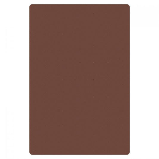 Thunder Group Color Coded Cutting Board is a perfect for home and commercial use and makes food preparation easy and safe. This economical cutting board is crafted from lightweight polyethylene which is strong enough to withstand tough cutting tasks without dulling your knives. Featuring a non-skid surface, this NSF approved brown cutting board won't slip or slide when in use and can be assigned for use with a specific food group to prevent cross-contamination.