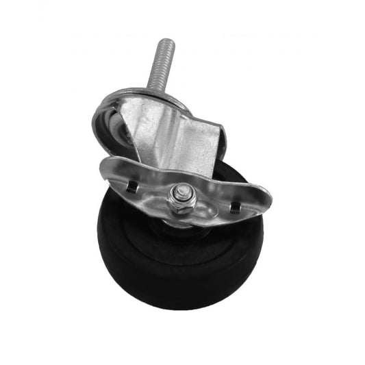 Thunder Group Rubber Wheel Caster with Brake can be used to easily transport items throughout the kitchen. This swivel caster wheel provides exceptional support for heavy mobile shelves and facilitates smooth transportation on any surface. Even the most reliable caster wheels can wear down due to extensive use. Having this replacement rubber wheel on hand will ensure that your shelving unit is always in perfect working condition.